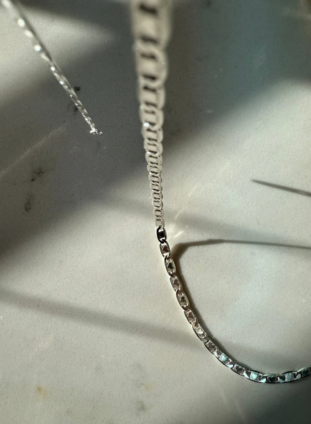Valentino Heart Chain Necklace - Sterling Silver — product image 7