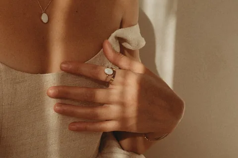 Mothers Milk Large Oval Ring - 14k Gold Filled — product image 3