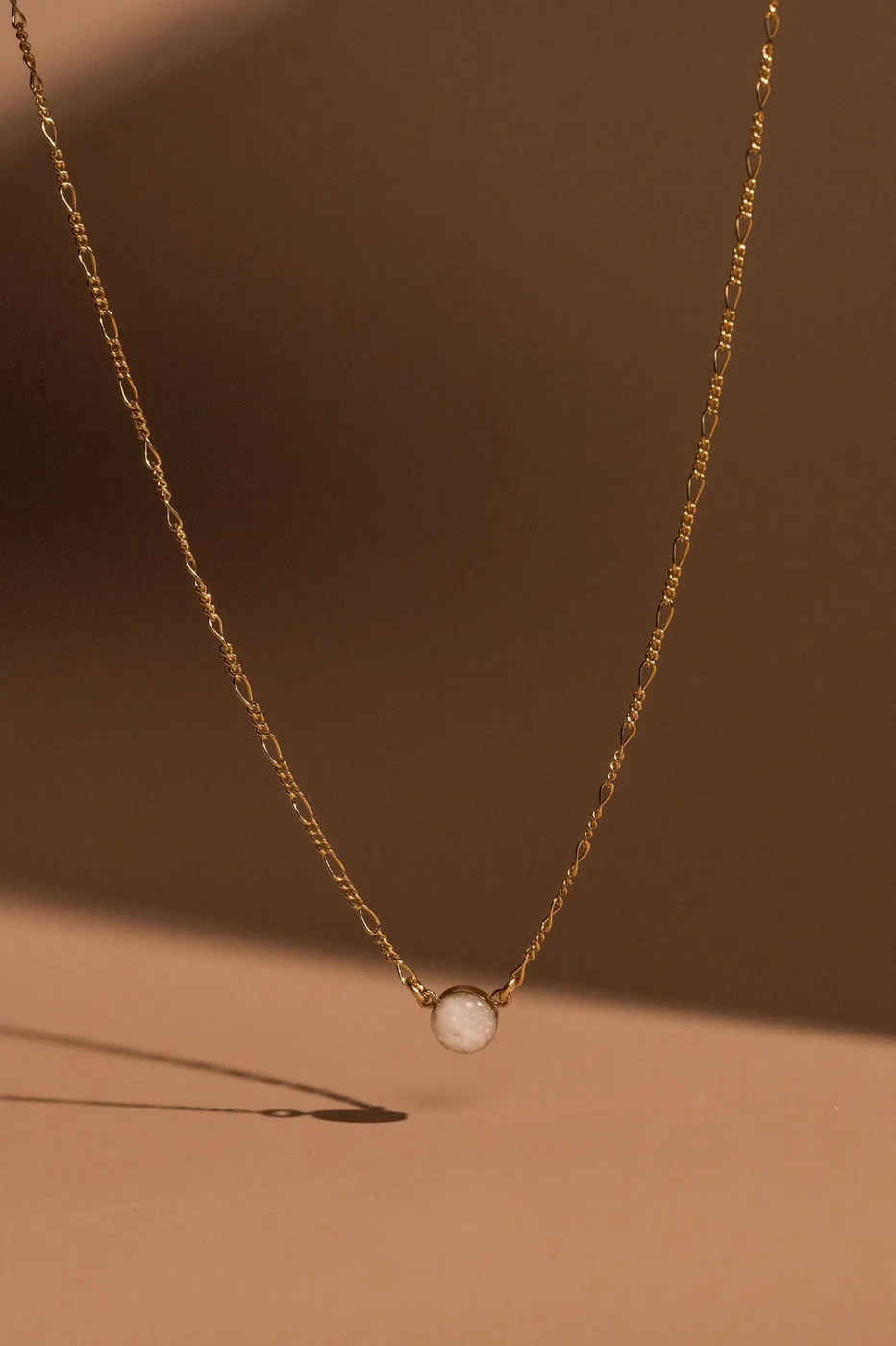 Cremation Figaro Chain Necklace - 14k Gold Filled — product image 4