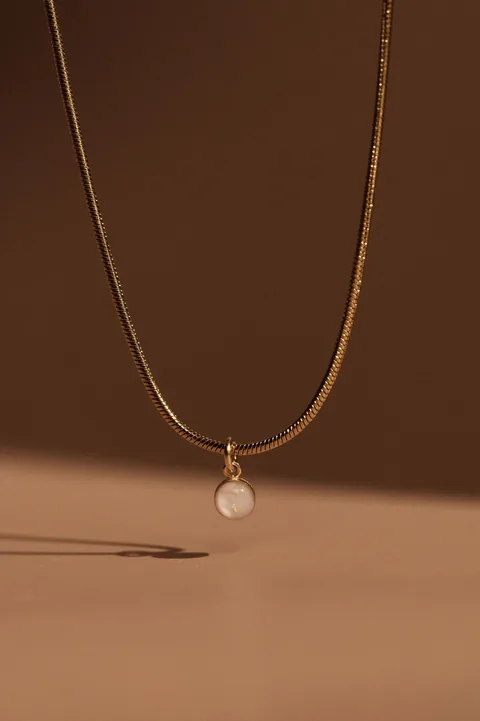 Cremation Snake Chain Necklace- 14k Gold Filled — product image 1