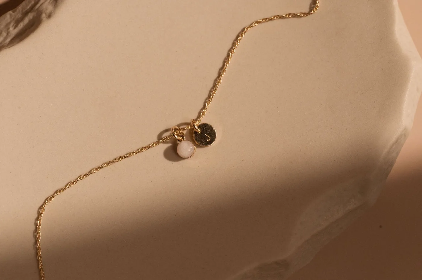 Cremation Charm Bracelet - 14k Gold Filled — product image 1
