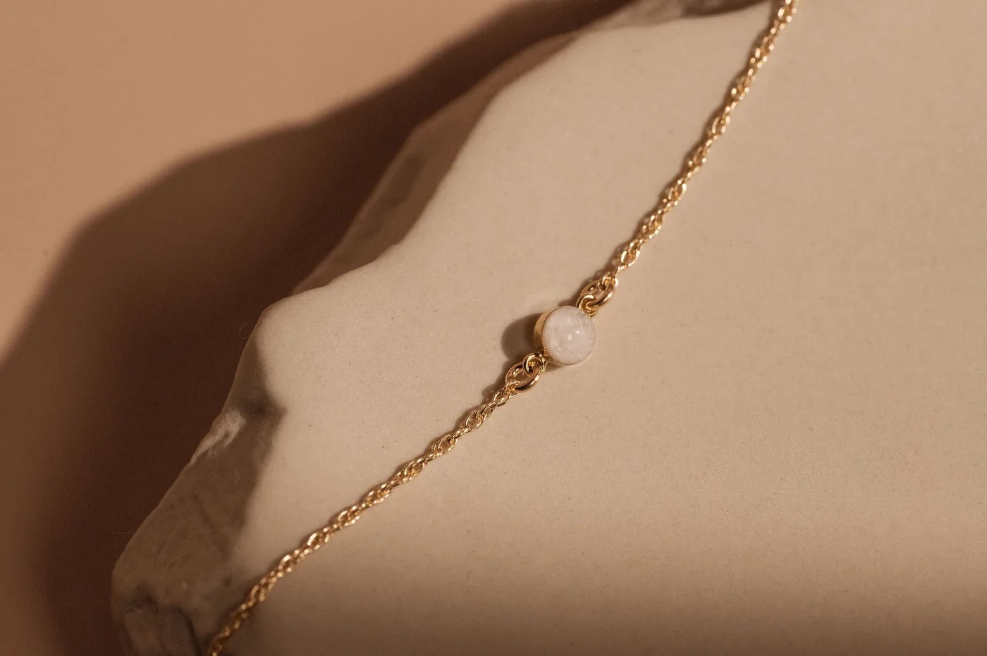 Cremation Double Roped Bracelet - 14k Gold Filled — product image 1