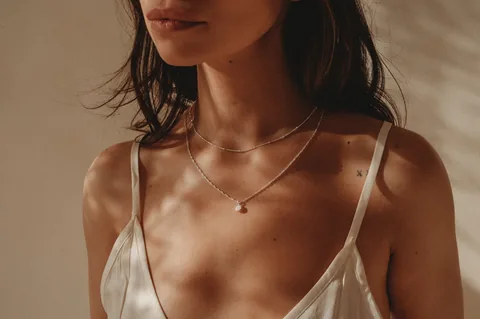 Saturn Chain Necklace - Sterling Silver — product image 2