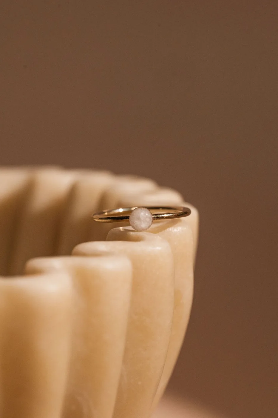 Cremation Small Circle Ring - 14k Gold Filled — product image 3