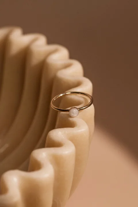 Cremation Small Circle Ring - 14k Gold Filled — product image 2