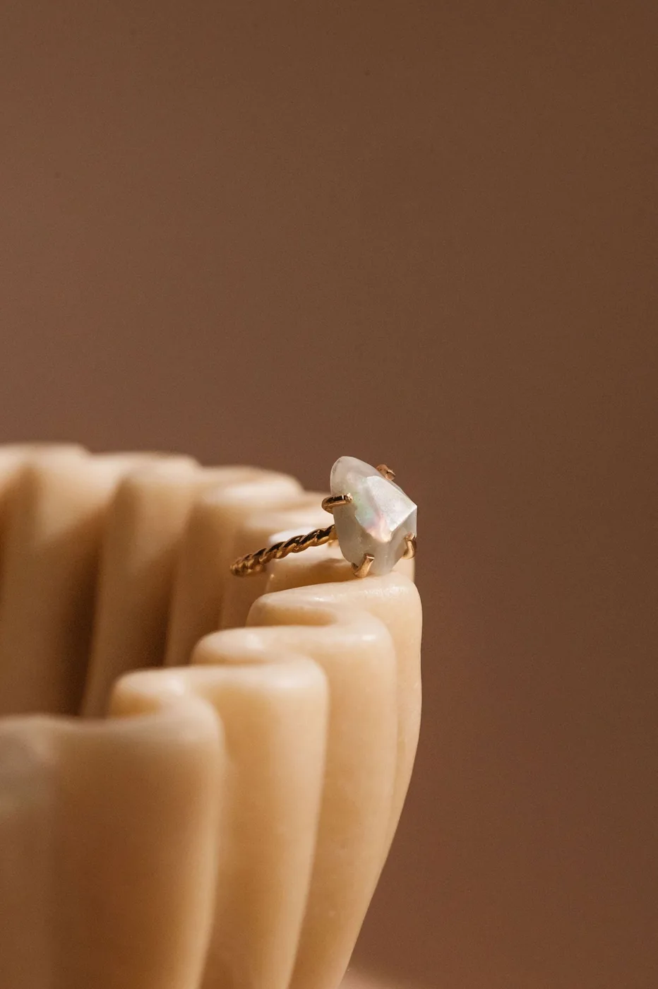 Mothers Milk Claw Ring - 14k Gold Filled — product image 2