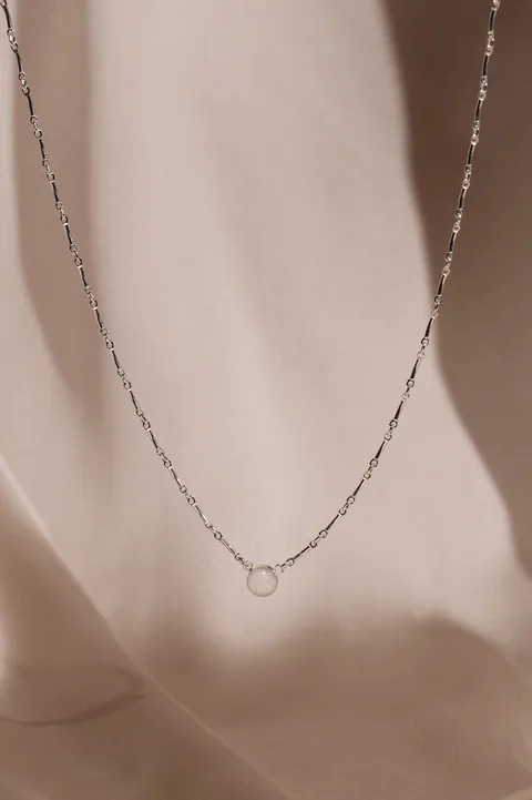 Cremation Scalloped Necklace - Sterling Silver — product image 3