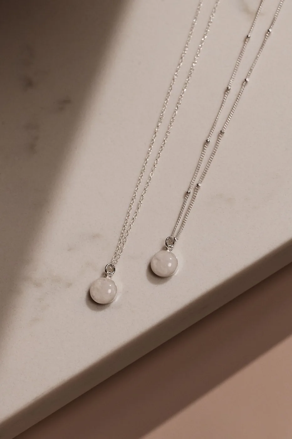 Cremation Necklace 8mm Pendant - Sterling Silver — product image 3