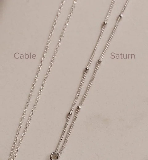 Cremation Necklace 8mm Pendant - Sterling Silver — product image 1