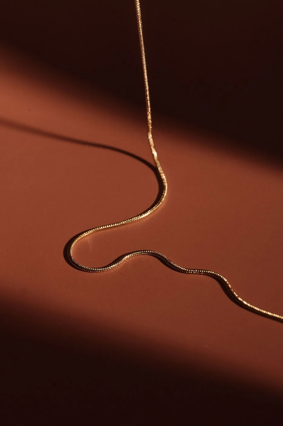 Snake Chain Necklace - 14k Gold Filled — product image 3