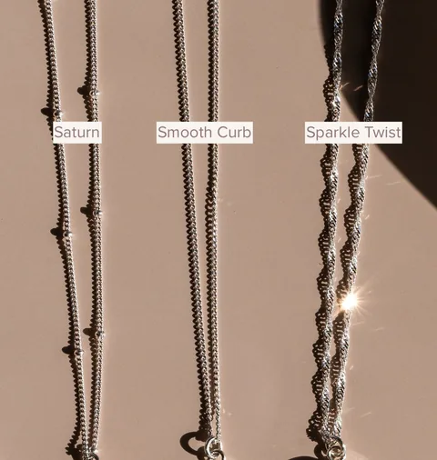 Cremation Necklace 6mm Pendant - Sterling Silver — product image 3