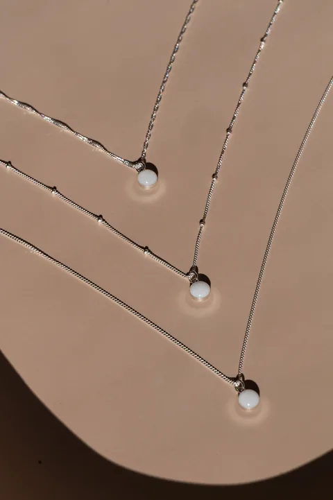 Mothers Milk Necklace 6mm pendant- Sterling Silver — product image 1