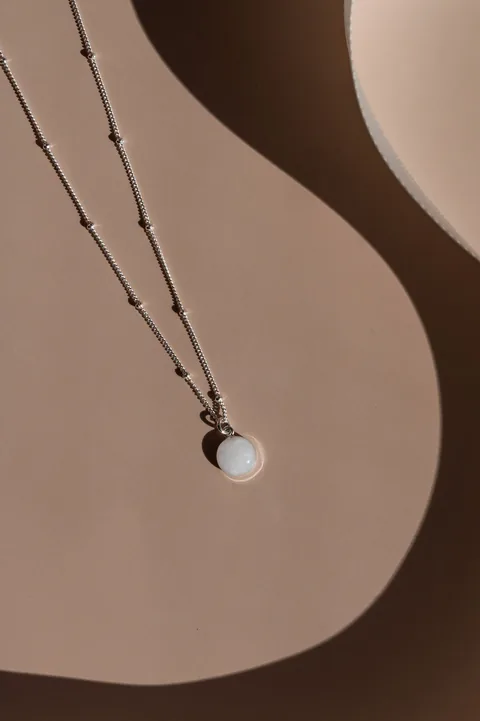 Mothers Milk Necklace 8mm pendant- Sterling Silver — product image 1