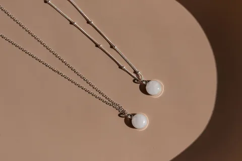 Mothers Milk Necklace 8mm pendant- Sterling Silver — product image 4