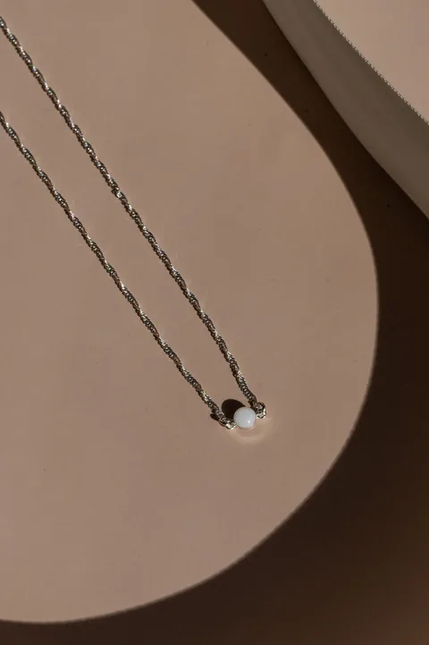 Mothers Milk Necklace 4mm Pendant- Sterling Silver — product image 1