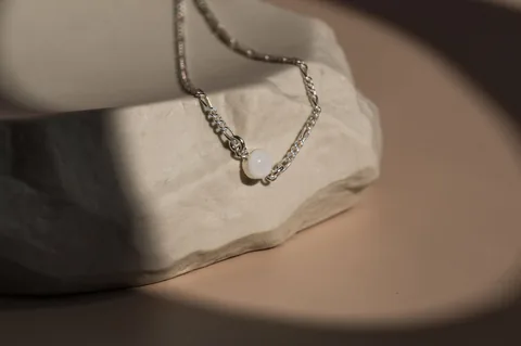 Mothers Milk Figaro Bracelet- Sterling Silver — product image 1