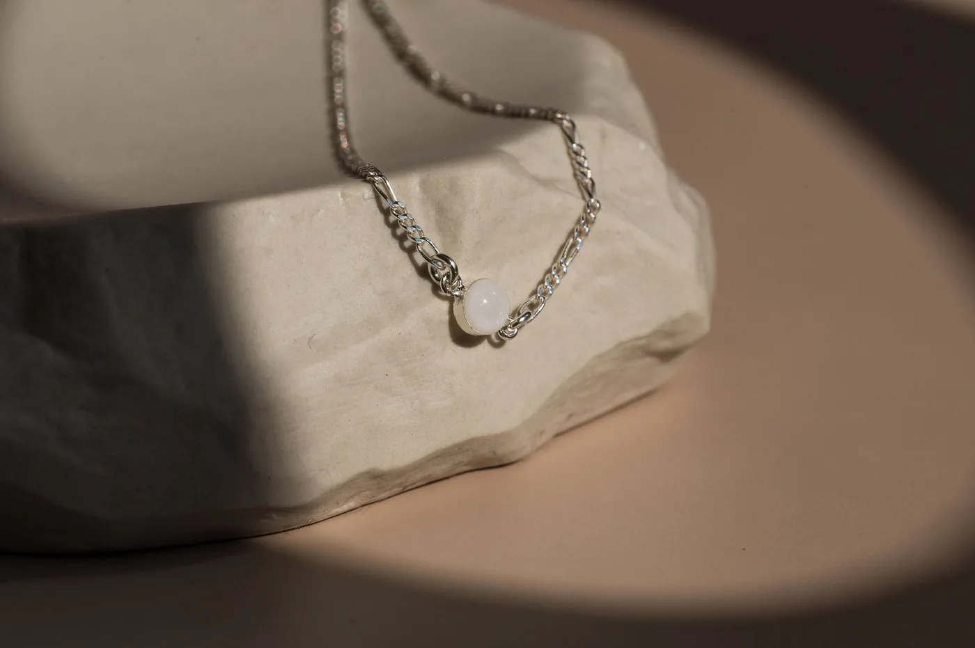 Mothers Milk Figaro Bracelet- Sterling Silver — product image 1