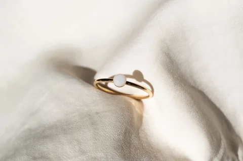 Mothers Milk Small Circle Ring - 14k Gold Filled — product image 6