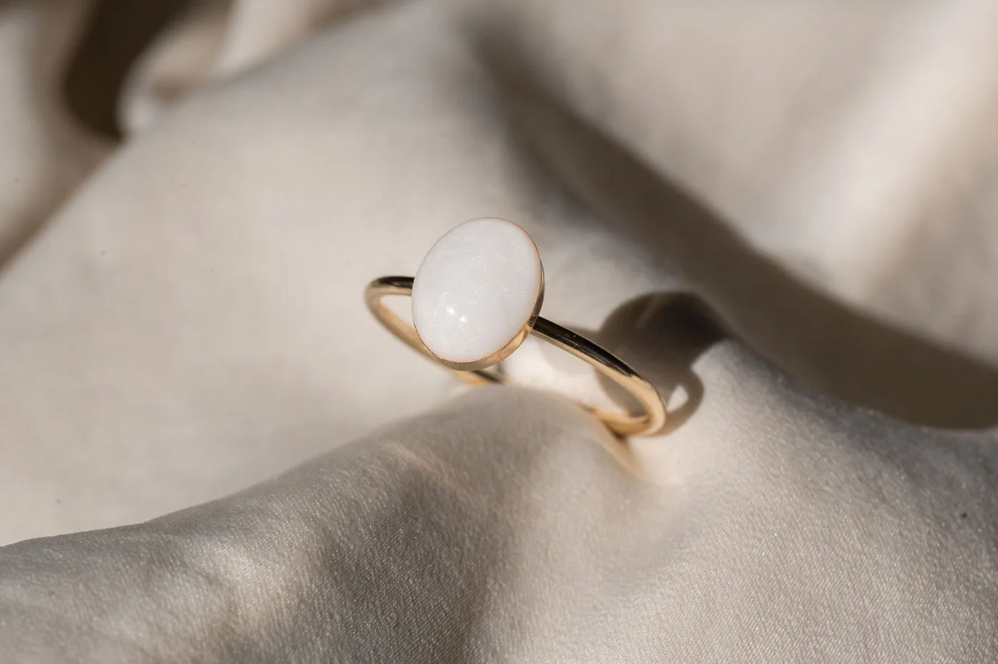 Mothers Milk Large Oval Ring - 14k Gold Filled — product image 6