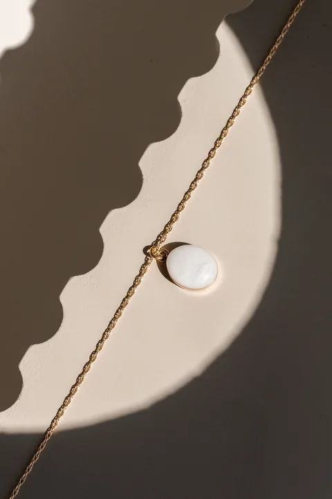Mothers Milk Oval Necklace - 14k Gold Filled — product image 10