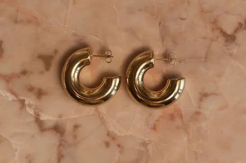 Bubble Hoop Studs — product image 3