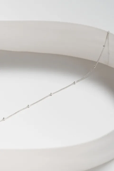 Saturn Chain Necklace - Sterling Silver — product image 4