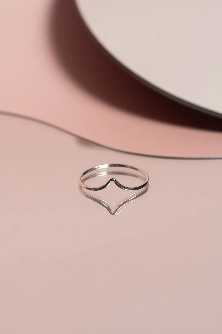 V Skinny Ring - Sterling Silver — product image 1