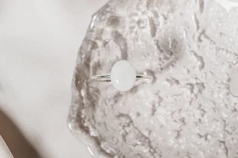 Cremation Large Oval Ring- Sterling Silver — product image 3