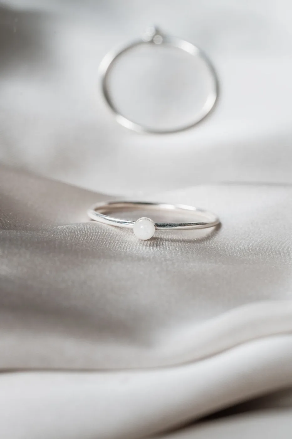 Mothers Milk Small Circle Ring- Sterling Silver — product image 1