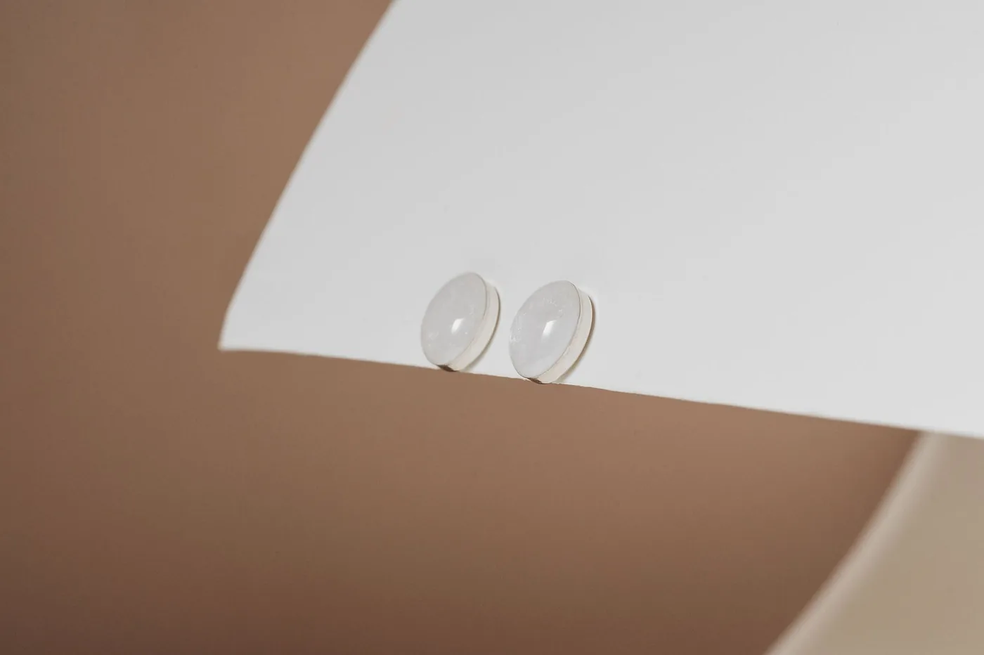 Mother’s Milk Oval Studs - Sterling Silver — product image 2