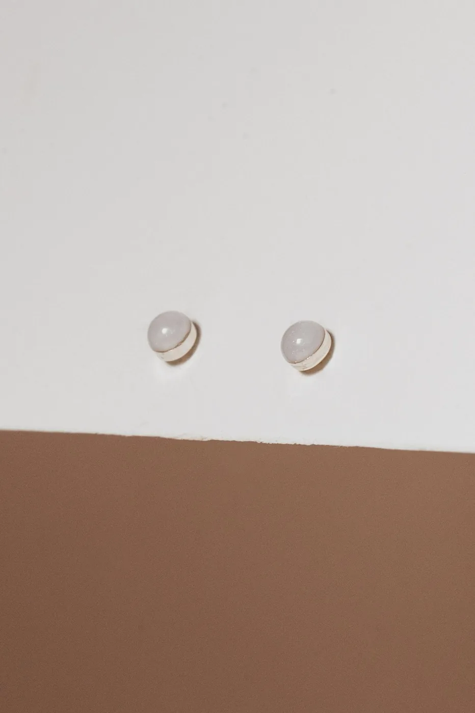 Cremation Stud Earrings - Sterling Silver — product image 2