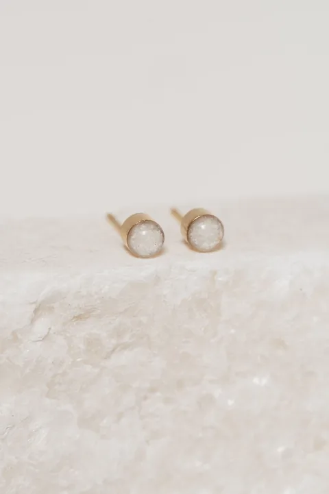 Cremation Stud Earrings - 14k Gold Filled — product image 2