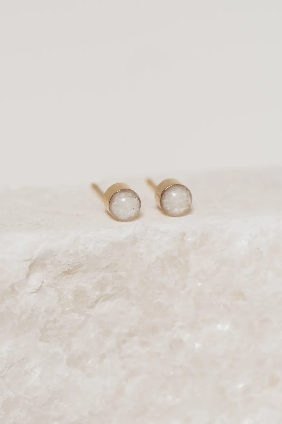 Cremation Stud Earrings - 14k Gold Filled — product image 2