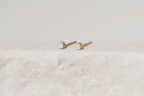 Cremation Stud Earrings - 14k Gold Filled — product image 3