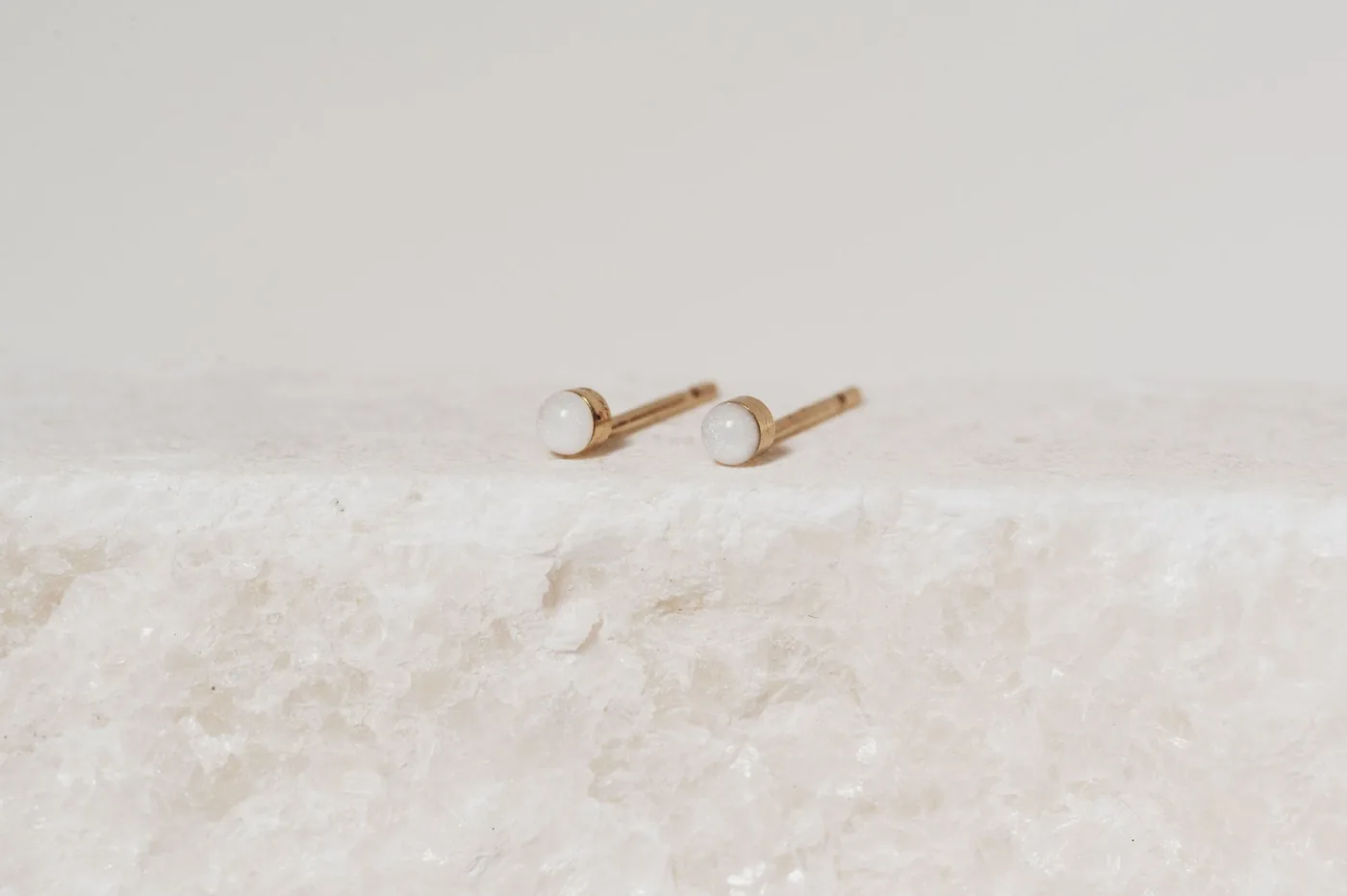 Cremation Stud Earrings - 14k Gold Filled — product image 3