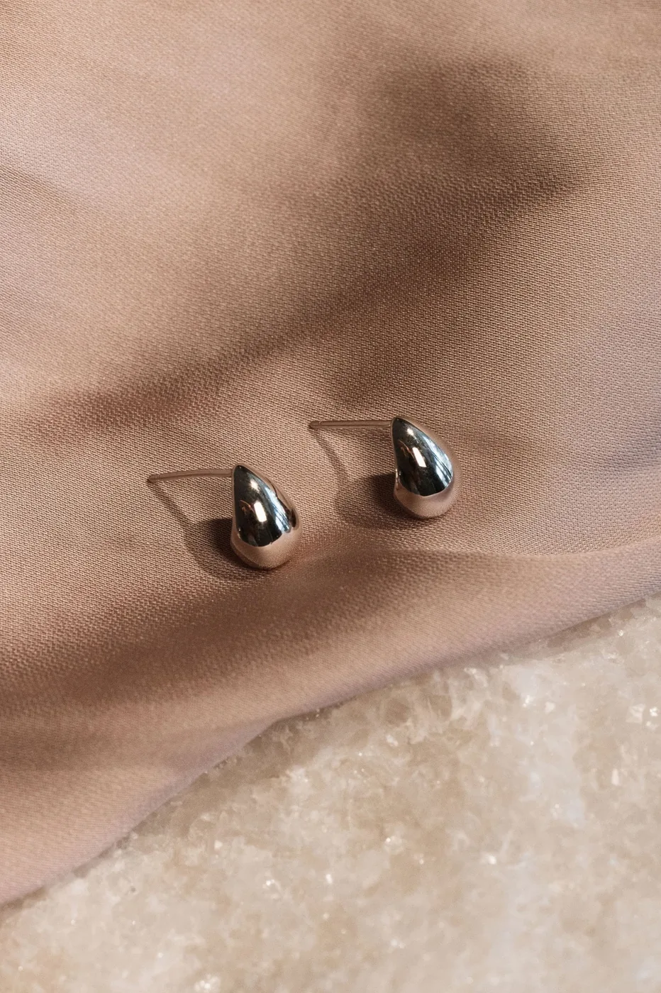 Raindrop Silver Studs - Sterling Silver — product image 1