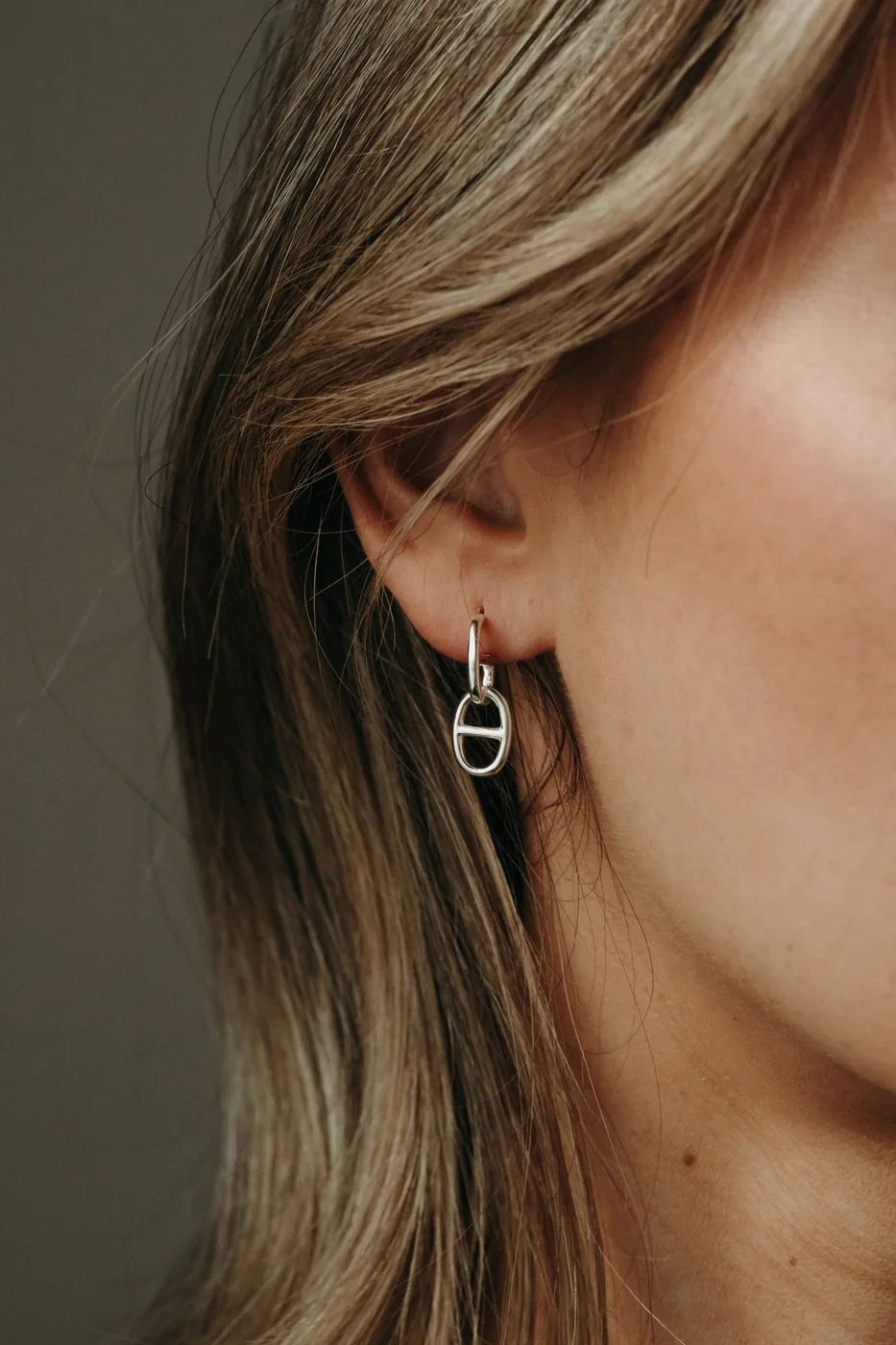 Marine Chain Silver Studs - Sterling Silver — product image 1