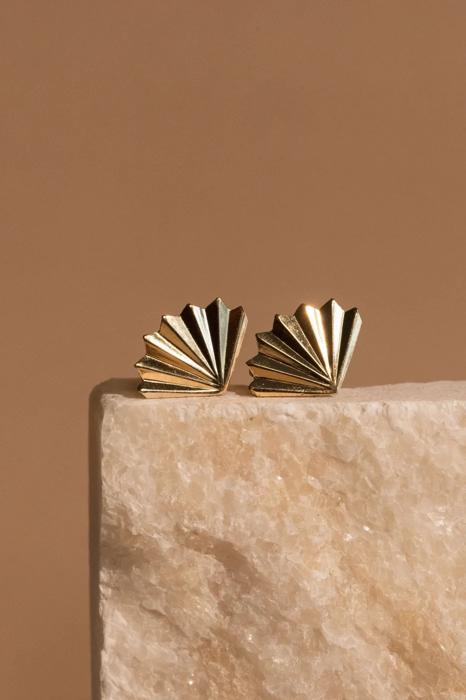Palm Stud Earrings - 14k Gold Filled — product image 1