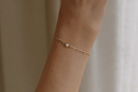 Mothers Milk Bar Chain Bracelet - 14k Gold Filled — product image 1