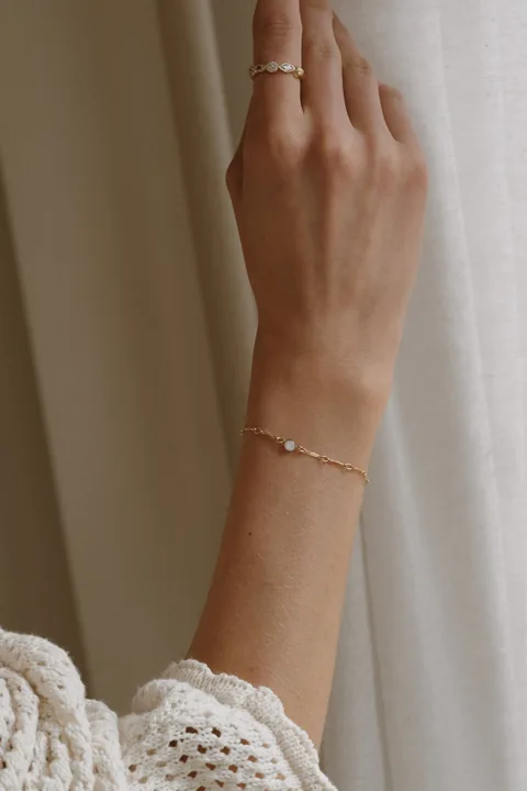 Mothers Milk Bar Chain Bracelet - 14k Gold Filled — product image 3