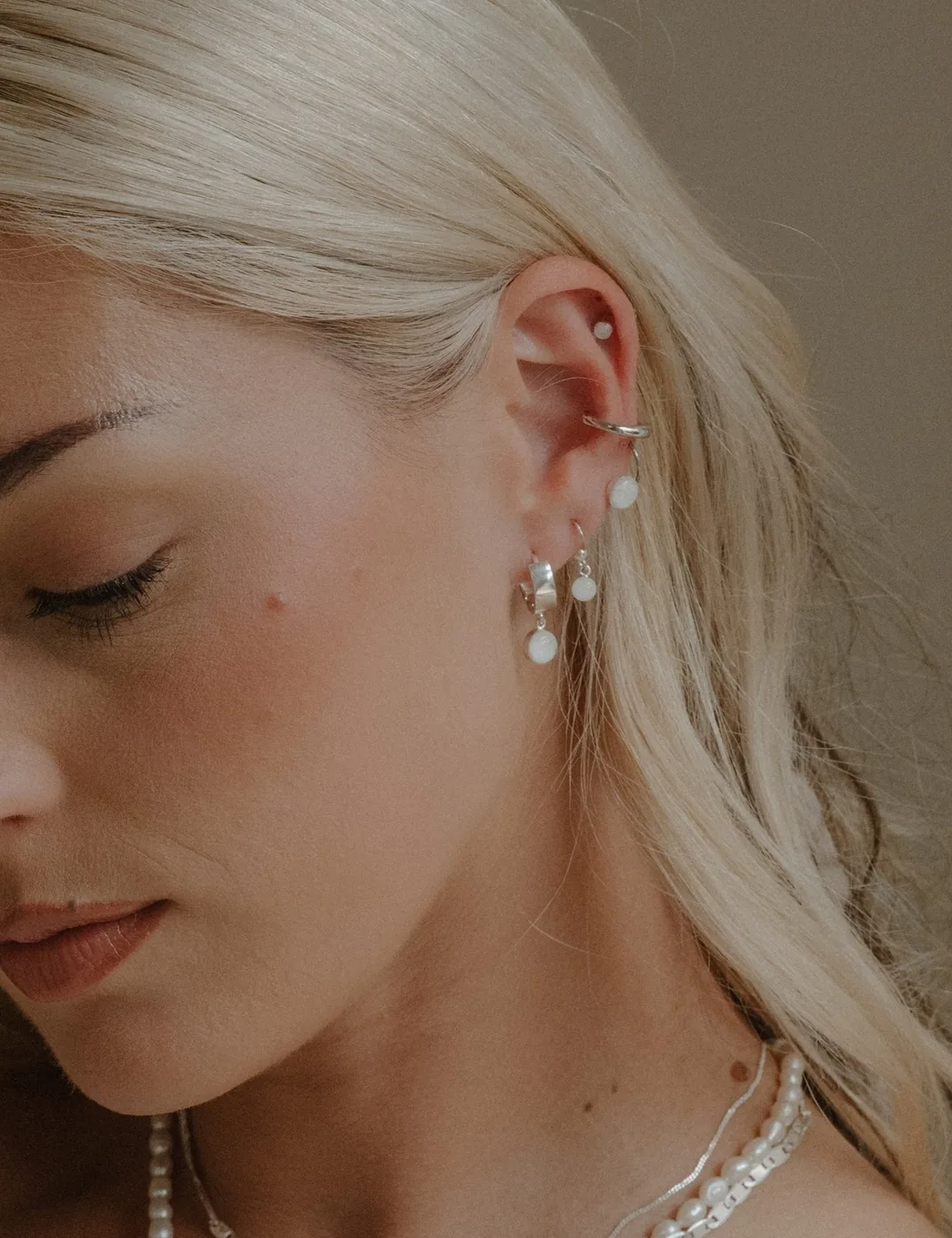 Mothers Milk Hinge Hoop Earrings - Sterling Silver — product image 3