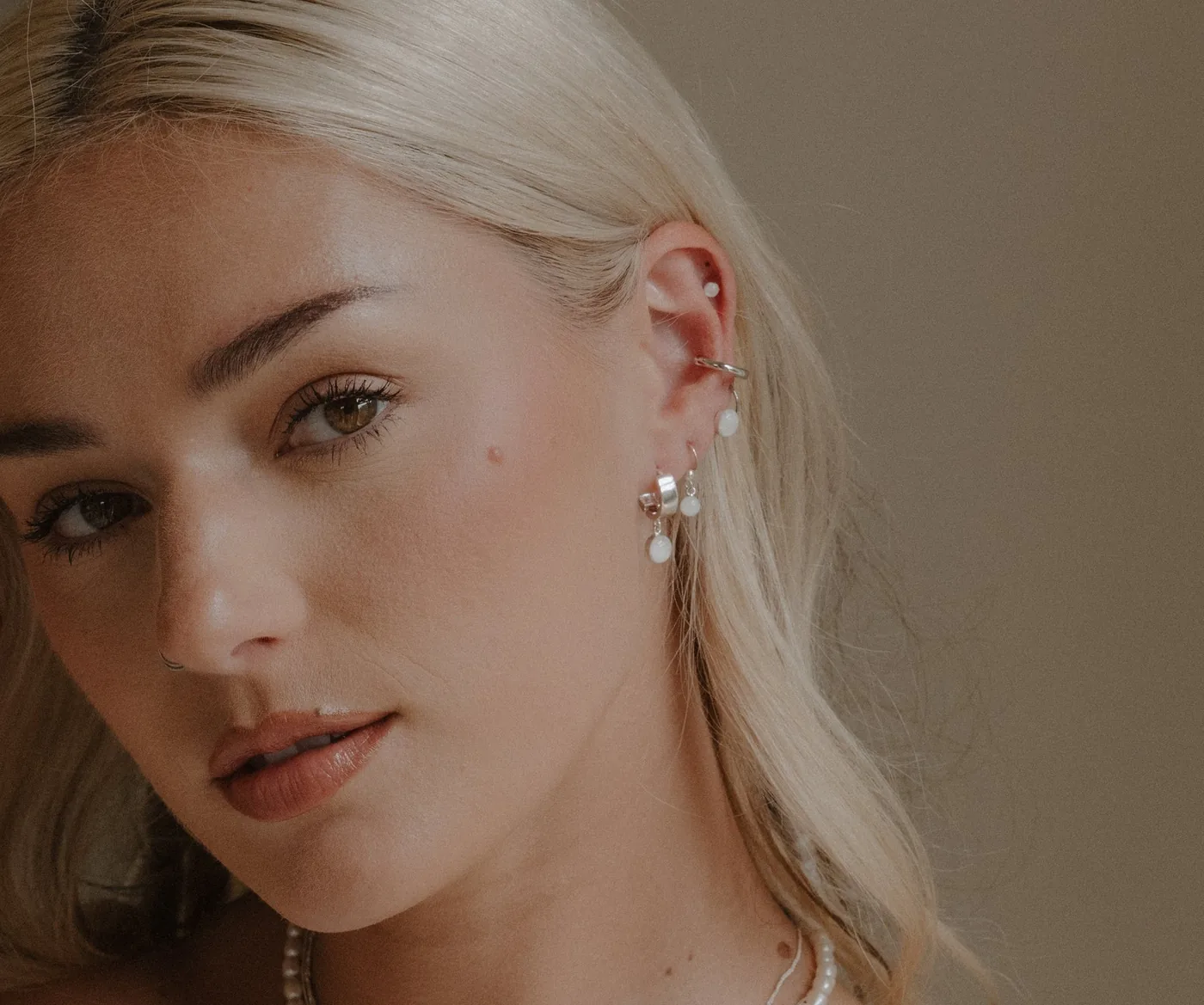 Mothers Milk Hinge Hoop Earrings - Sterling Silver — product image 2