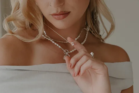 Bubble Charm Necklace- Personalized- Sterling Silver — product image 7