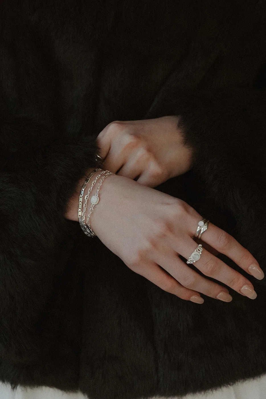 Valentino Heart Chain Bracelet - Sterling Silver — product image 4