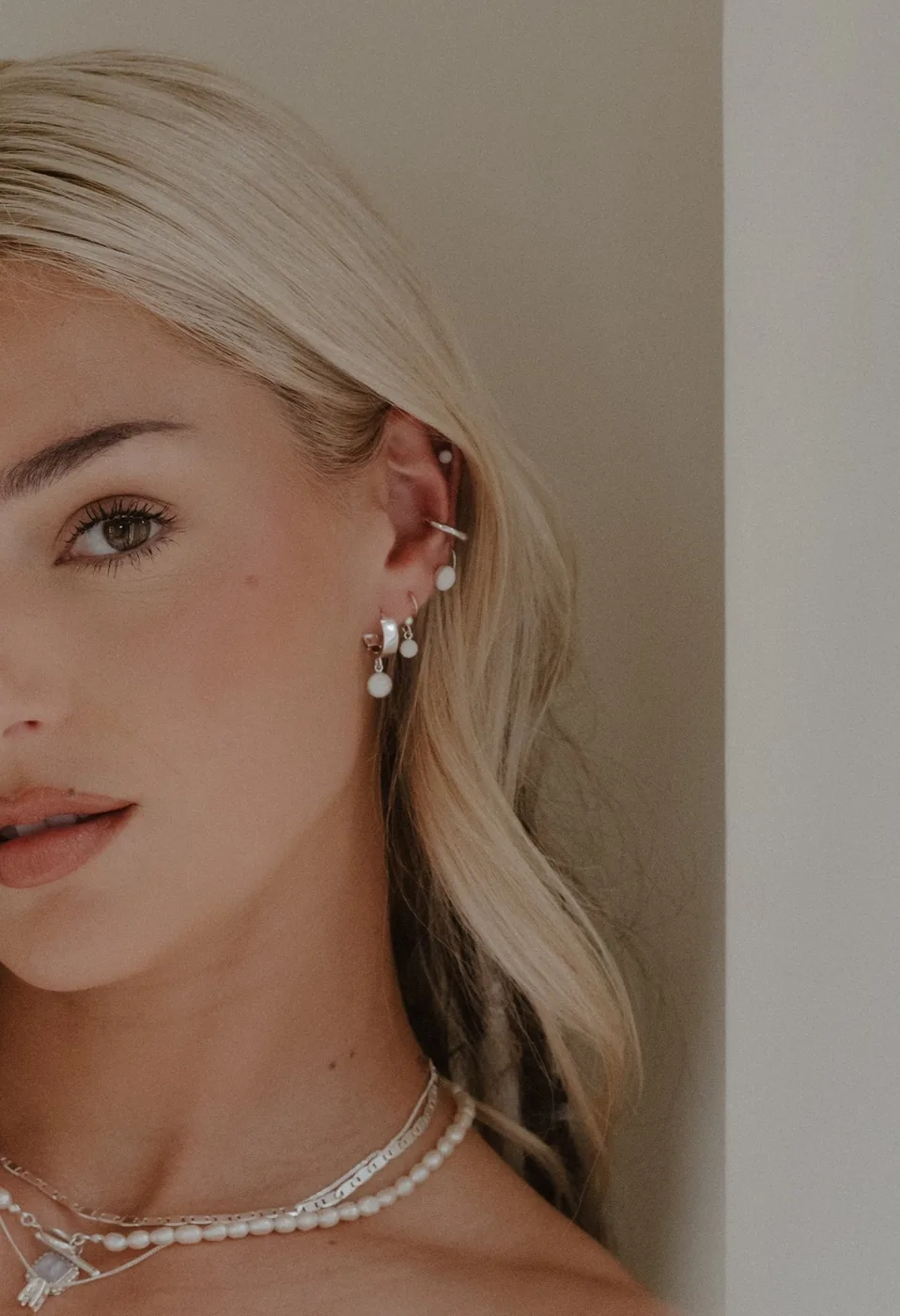 Cremation Drop Fish Hook Earrings - Sterling Silver — product image 2