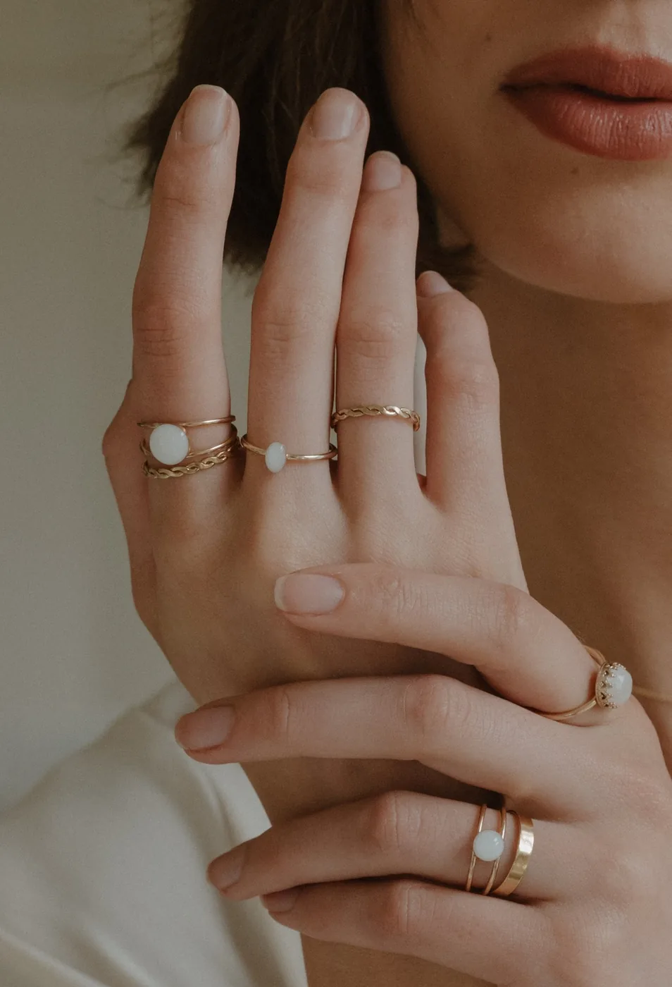 Mothers Milk Small Oval Ring - 14k Gold Filled — product image 3