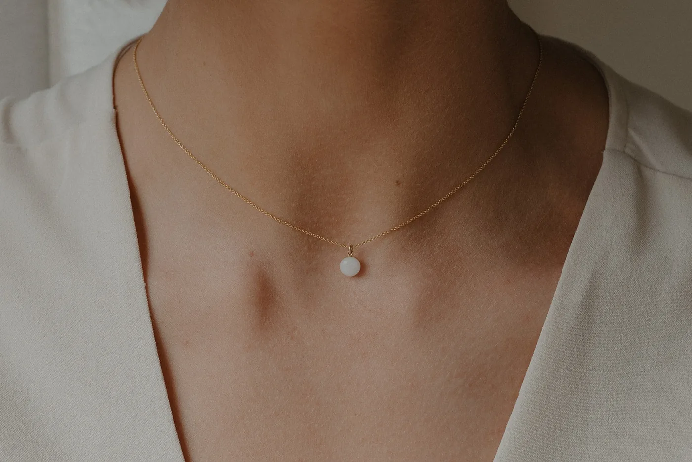 Cremation Cable Chain Necklace - 14K Solid Gold — product image 2