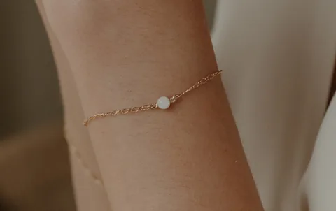 Cremation Florence Chain Bracelet- 14K Solid Gold — product image 3