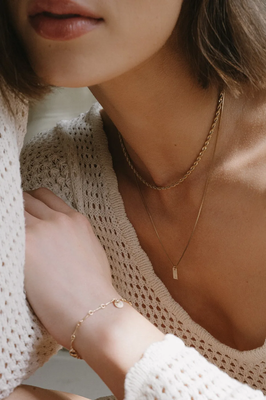Roped Necklace - 14k Gold Filled — product image 4