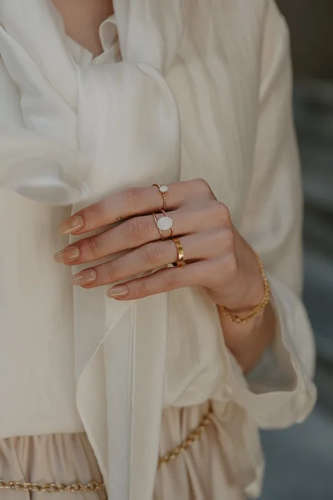 Cremation Roped Oval Ring - 14k Gold Filled — product image 10